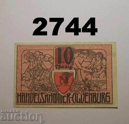 Όλντενμπουργκ ι. Ο. 10 pfennig 1918 Drfa Γερμανία Όλντενμπουργκ ι. Ο. 10 pfennig 1918 Drfa Γερμανία