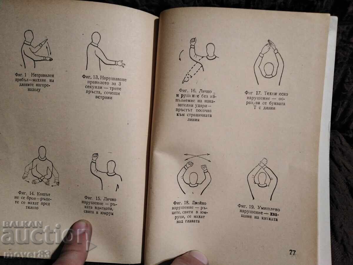 Баскетбол. Съзтезателни правила. 1966 година - 7 Баскетбол. Съзтезателни правила. 1966 година - 7