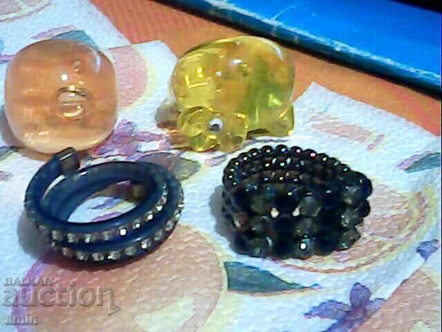 стеклен пръстени 7бр - 6