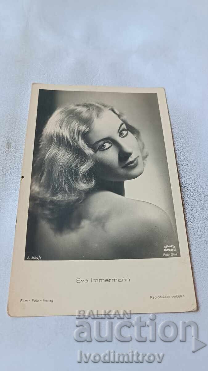 Cartolină poștală Eva Immermann