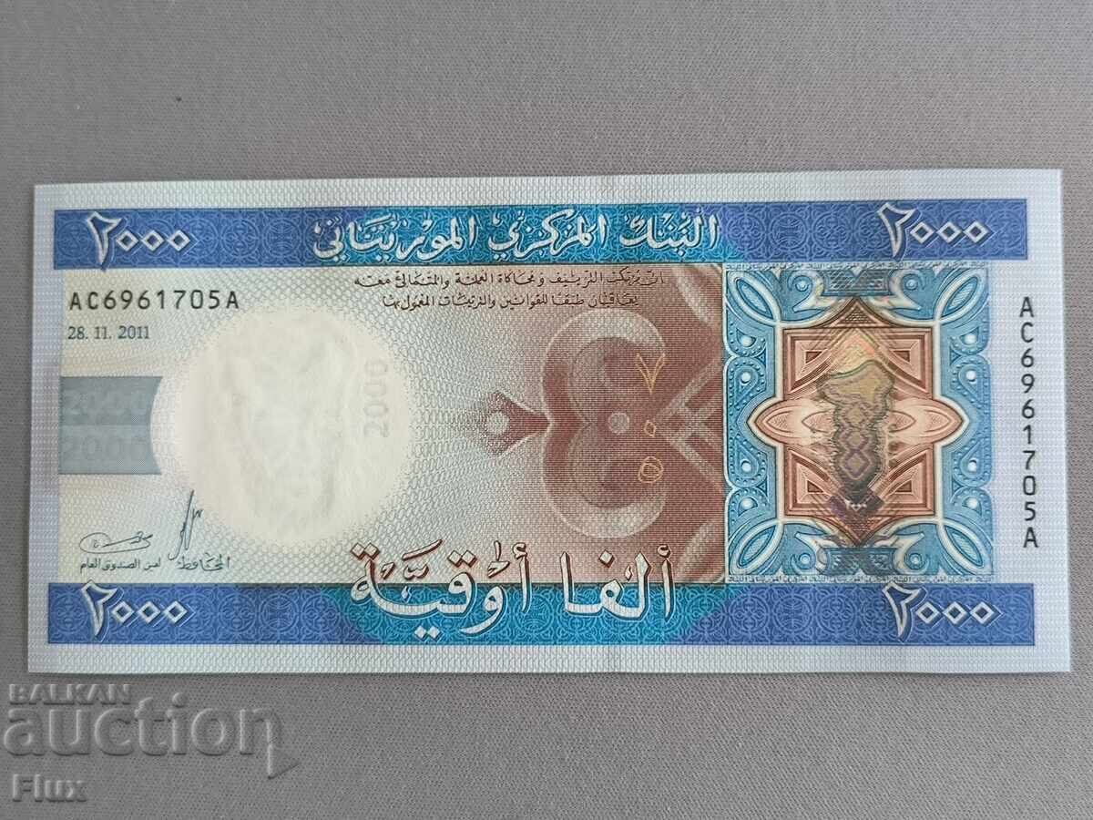 Banknote - Mauritania - 2000 Ouguiya UNC | 2011 Banknote - Mauritania - 2000 Ouguiya UNC | 2011