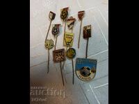 11 SOCIAL BADGES FOOTBALL-LEVSKI AND OTHERS