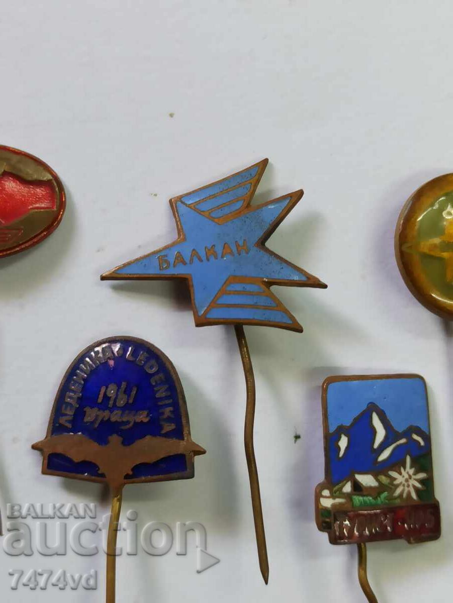 Delivery of RARE ENAMELED SOCIALIST BADGES BALKAN, DR
