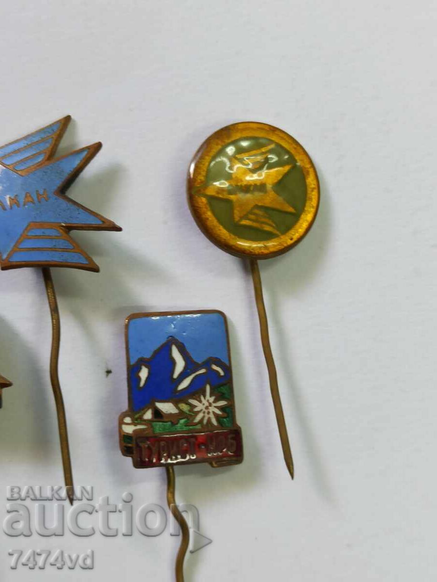 RARE ENAMELED SOCIALIST BADGES BALKAN, DR - 5