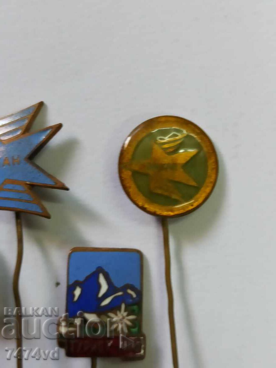 RARE ENAMELED SOCIALIST BADGES BALKAN, DR - 6