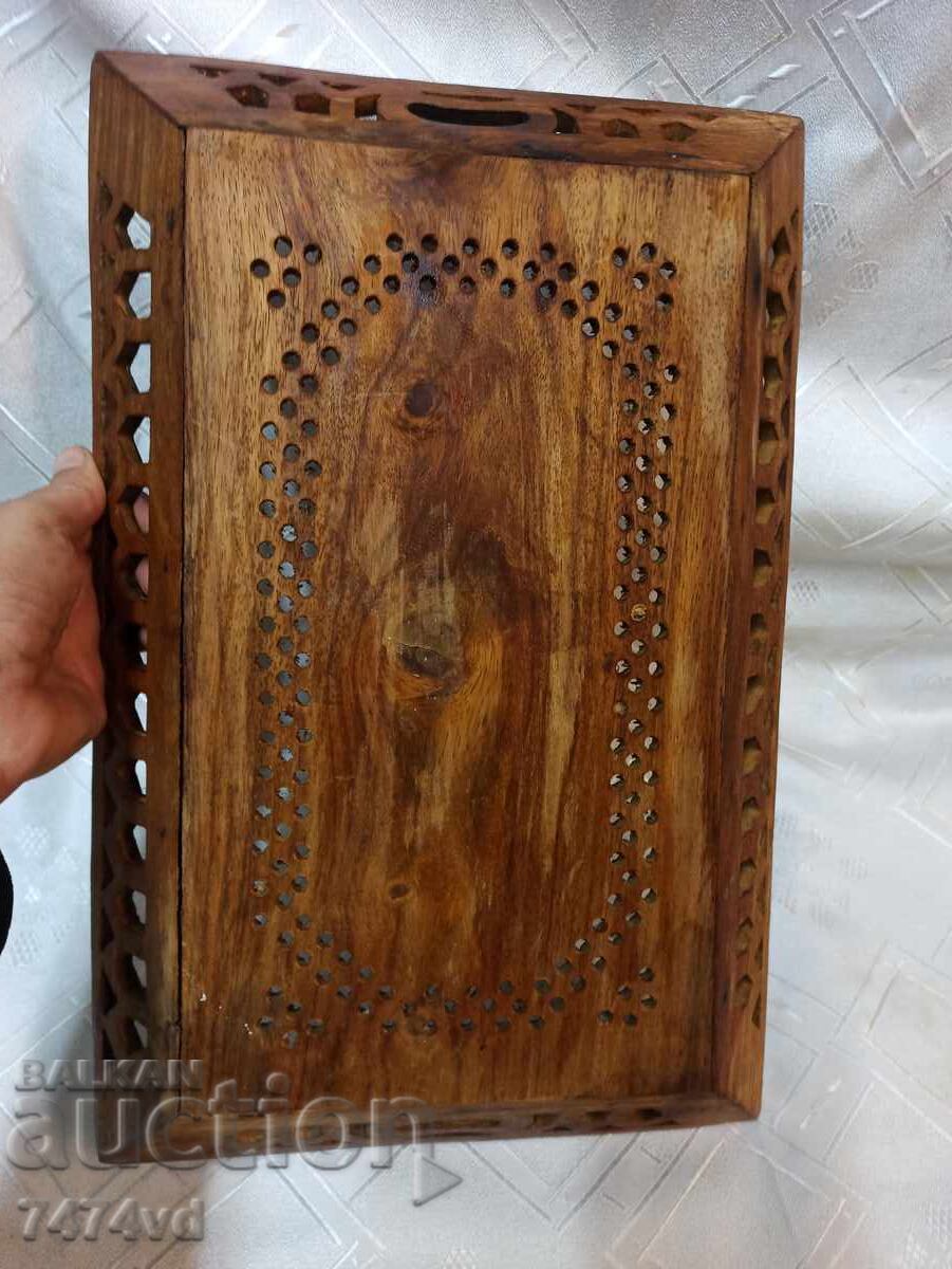 Ξύλινος Δίσκος Ξυλόγλυπτος, Διακοσμητικά Στοιχεία - 5