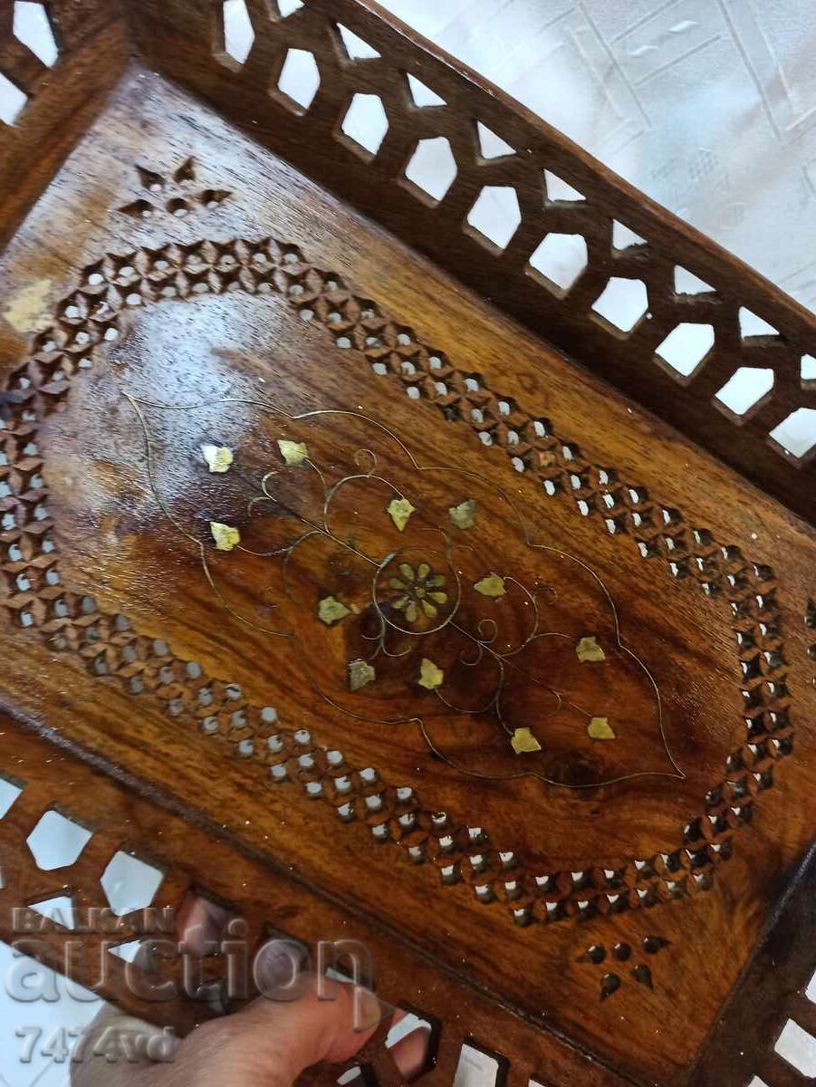 Ξύλινος Δίσκος Ξυλόγλυπτος, Διακοσμητικά Στοιχεία - 7