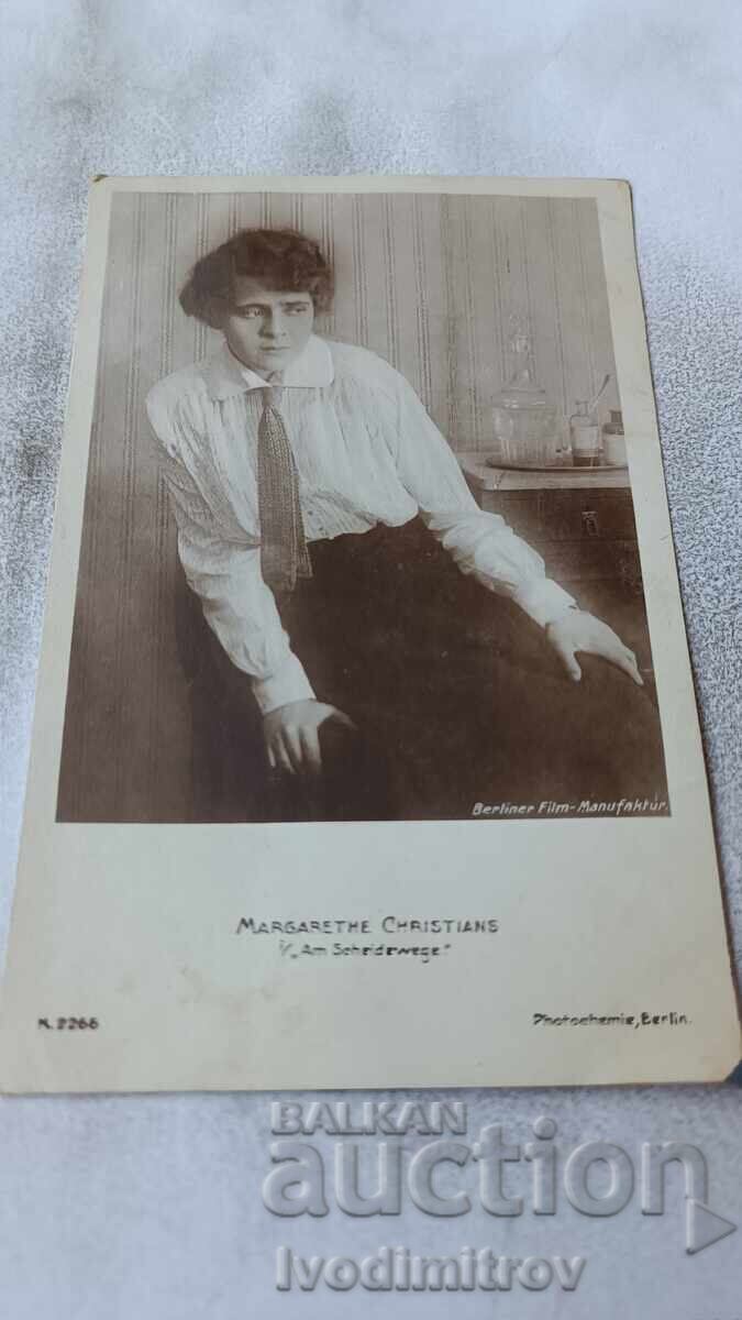 Ταχυδρομική κάρτα Margarethe Christians 1929