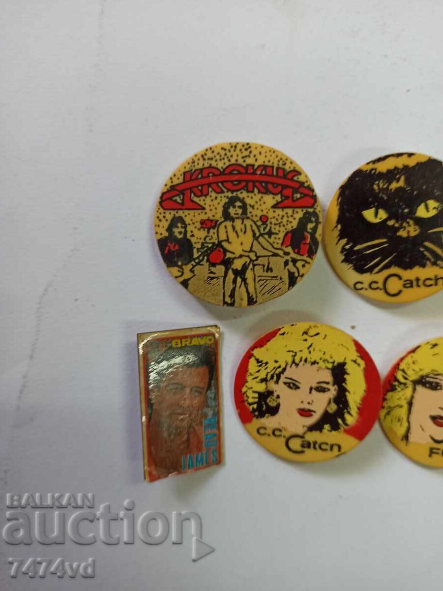 SOC. Rânduri Insigne - SAMANTHA FOX, MADONNA, C.C. CATCH și alții cu preț 90.00 BGN | € 46.02 SOC. Rânduri Insigne - SAMANTHA FOX, MADONNA, C.C. CATCH și alții cu preț 90.00 BGN | € 46.02