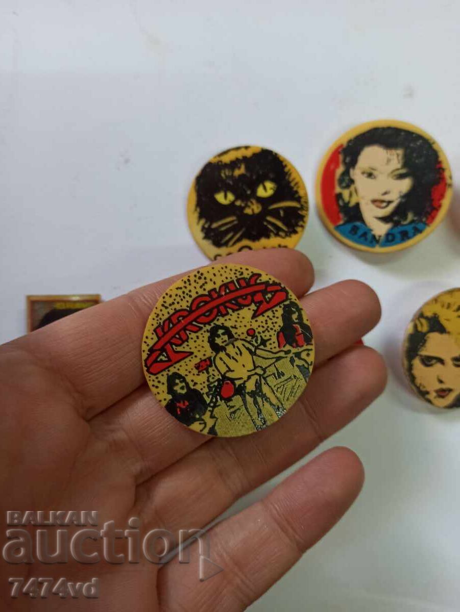 SOC. Rânduri Insigne - SAMANTHA FOX, MADONNA, C.C. CATCH și alții - 5 SOC. Rânduri Insigne - SAMANTHA FOX, MADONNA, C.C. CATCH și alții - 5