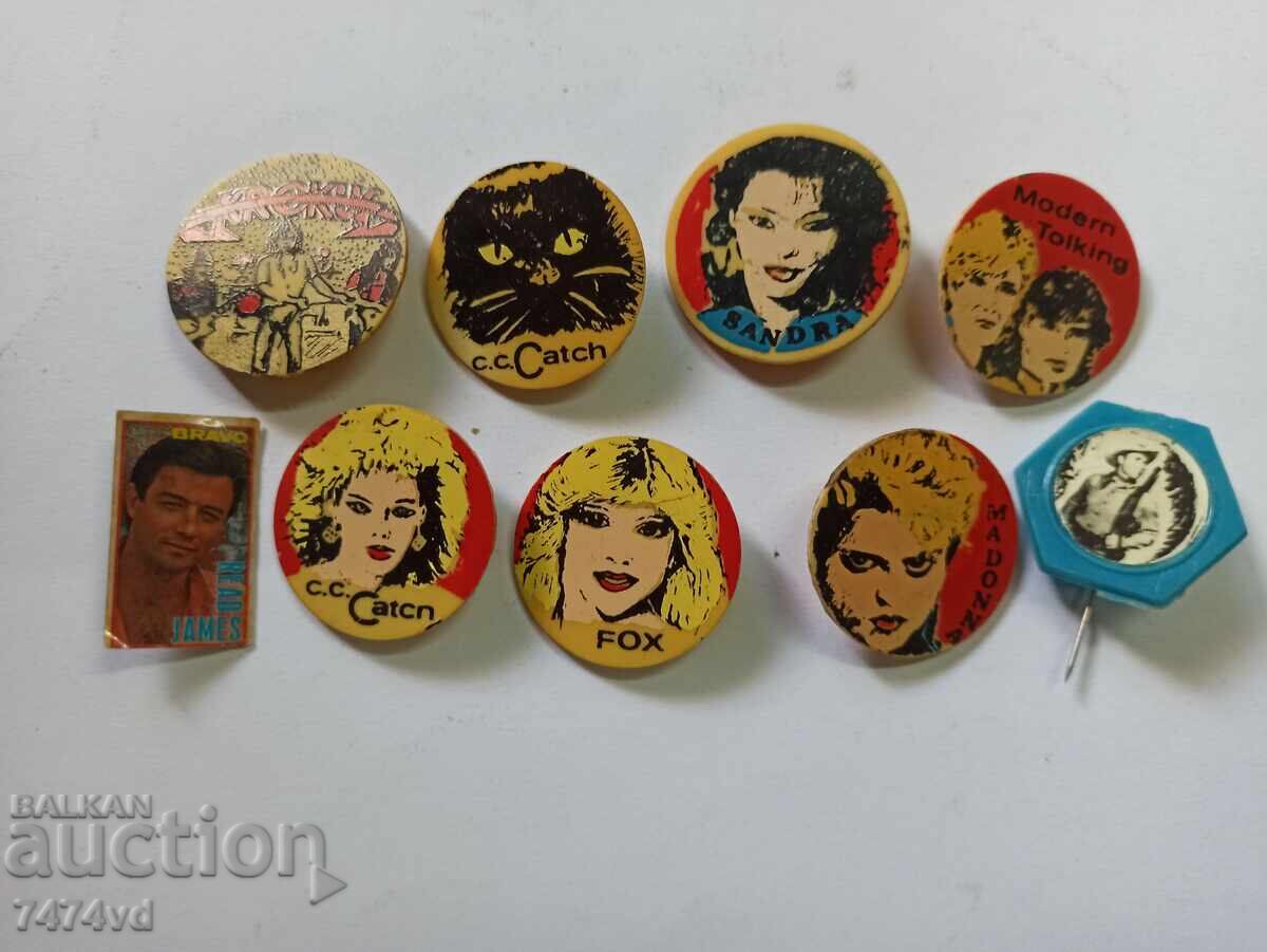 SOC. Rânduri Insigne - SAMANTHA FOX, MADONNA, C.C. CATCH și alții SOC. Rânduri Insigne - SAMANTHA FOX, MADONNA, C.C. CATCH și alții