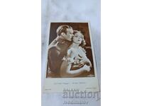 Ευχετήρια κάρτα Greta Garbo και Conrad Nagel 1929