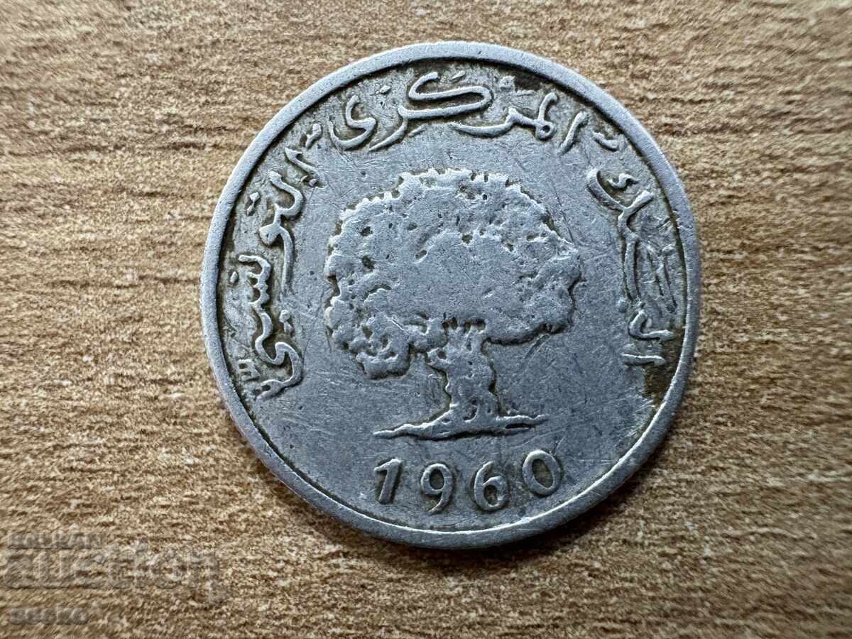 Τυνησία - 2 μιλλίμ (1960) με τιμή 0.30 BGN | € 0.15 Τυνησία - 2 μιλλίμ (1960) με τιμή 0.30 BGN | € 0.15