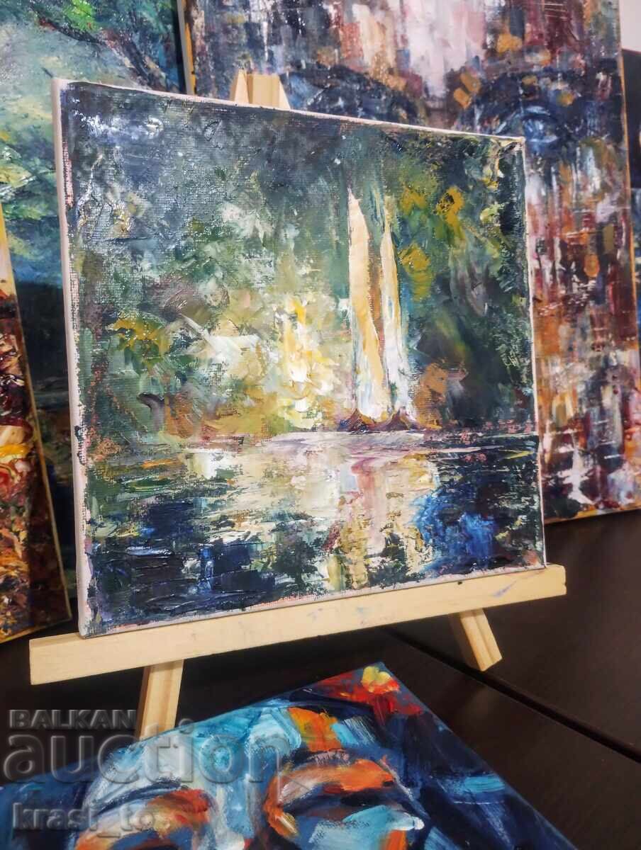 Φωτογραφία του συγγραφέα. Ελαιοχρωματισμοί σε καμβά. με τιμή 0.01 BGN | € 0.01 Φωτογραφία του συγγραφέα. Ελαιοχρωματισμοί σε καμβά. με τιμή 0.01 BGN | € 0.01