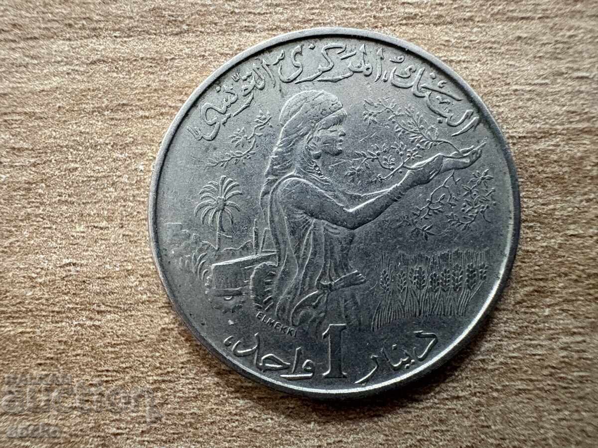 Tunisia - 1 dinar (1976) Tunisia - 1 dinar (1976)