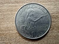 Tunisia - 1 dinar (1976)