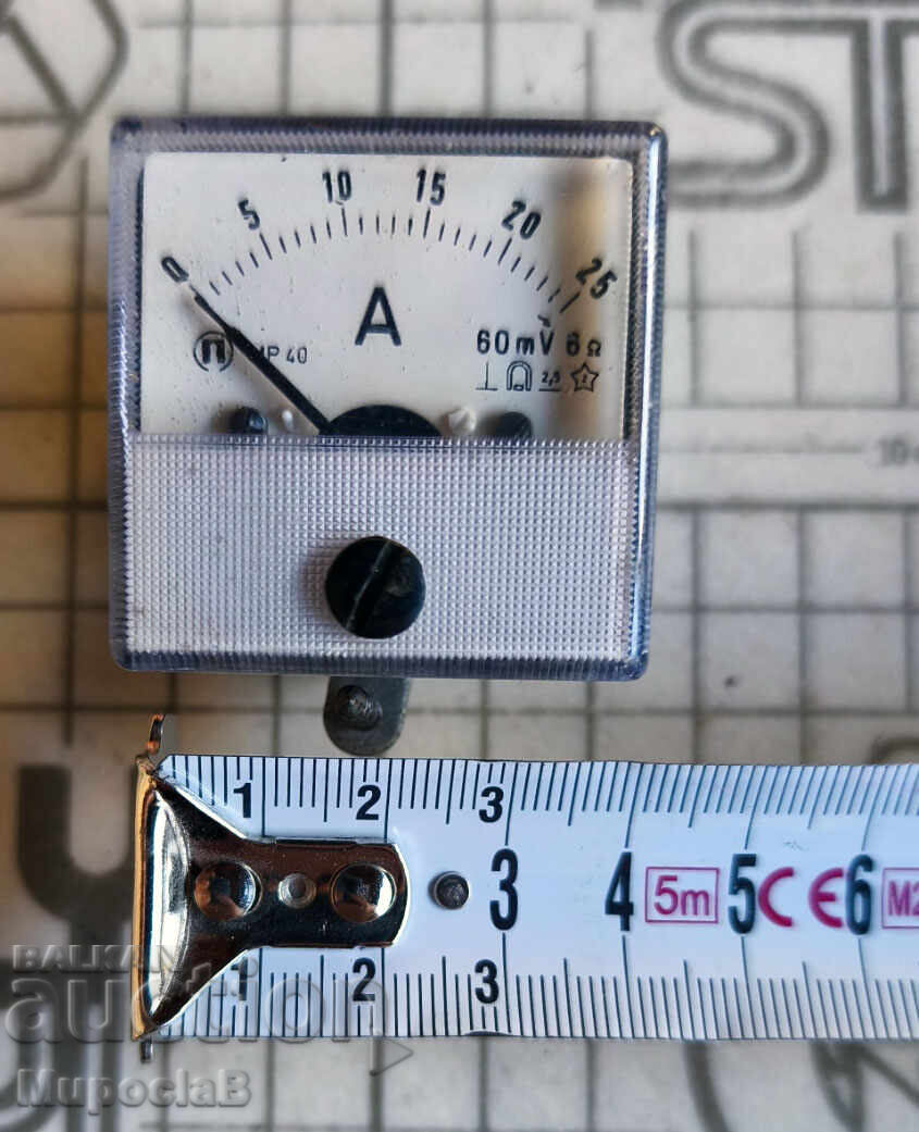 Ammeter 25 A Ammeter 25 A