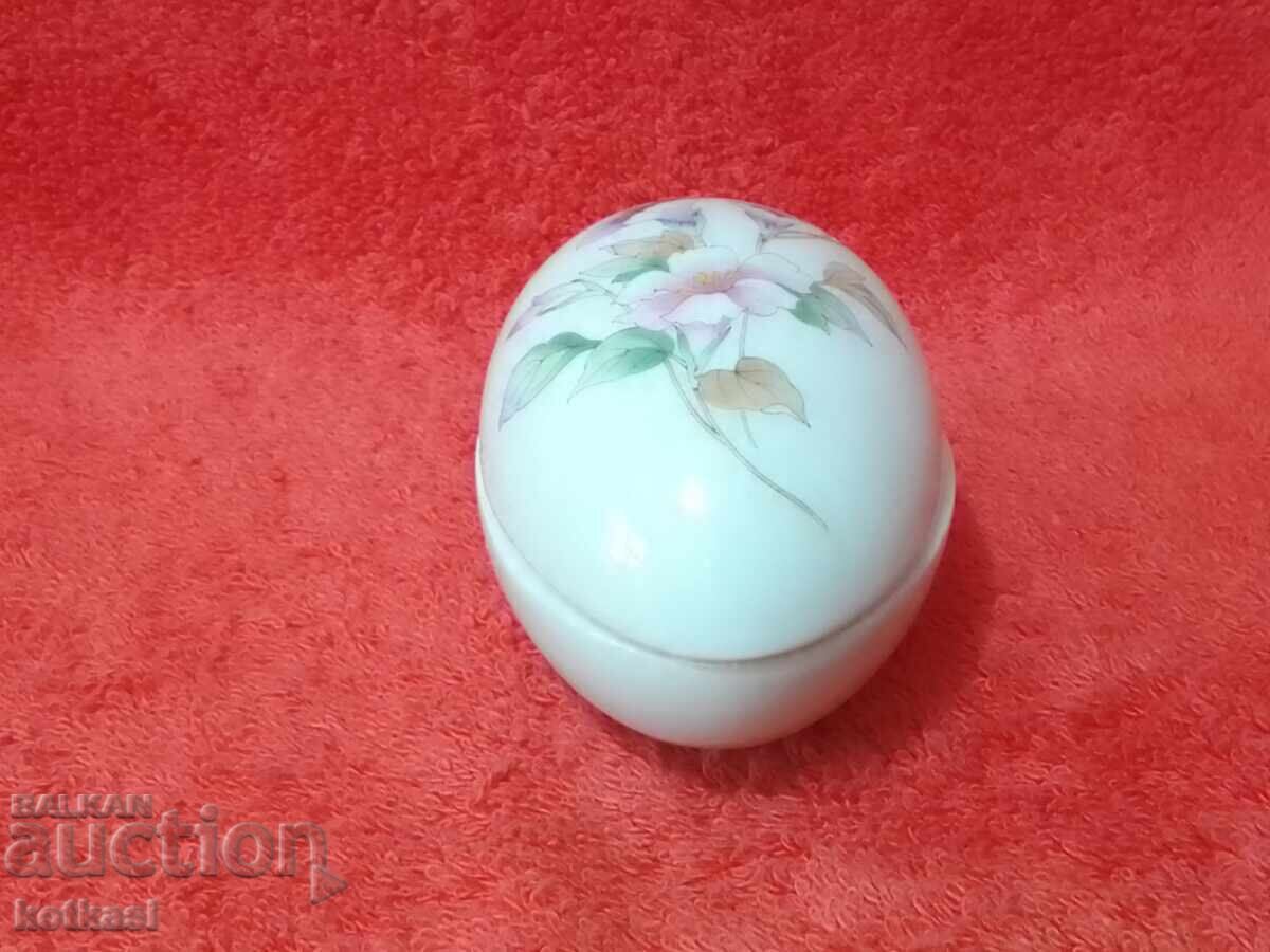 Παλιό πορσελάνινο κουτί κοσμημάτων αυγό του Πάσχα - 5 Παλιό πορσελάνινο κουτί κοσμημάτων αυγό του Πάσχα - 5