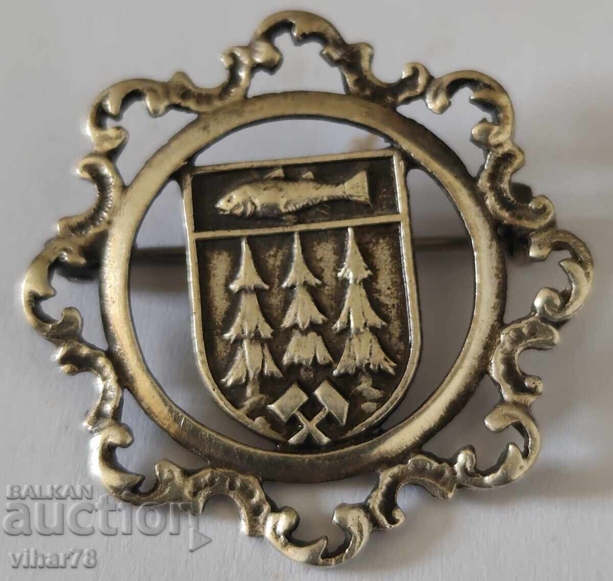 BROȘĂ MARO-ARGINTIU VECHI - 5 BROȘĂ MARO-ARGINTIU VECHI - 5