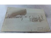 Φωτογραφία Αξιωματικών και στρατιωτών του 1ου τμήματος αερόστατων της 3ης στρατιάς