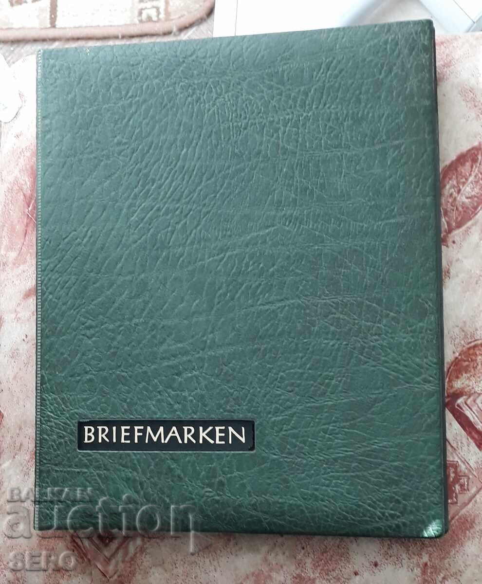 Philately album with 5 sheets and 270 stamps and 6 blocks Philately album with 5 sheets and 270 stamps and 6 blocks