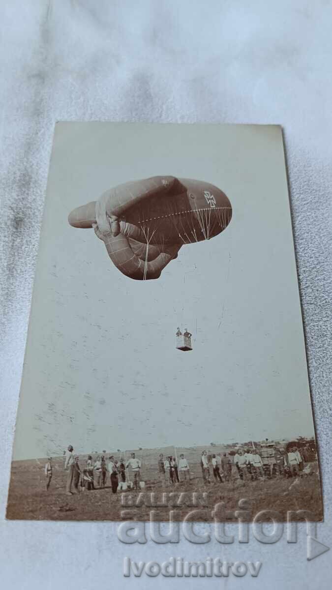 Photograph of Officers and Soldiers from the 1st Balloon Detachment of the 3rd Army
