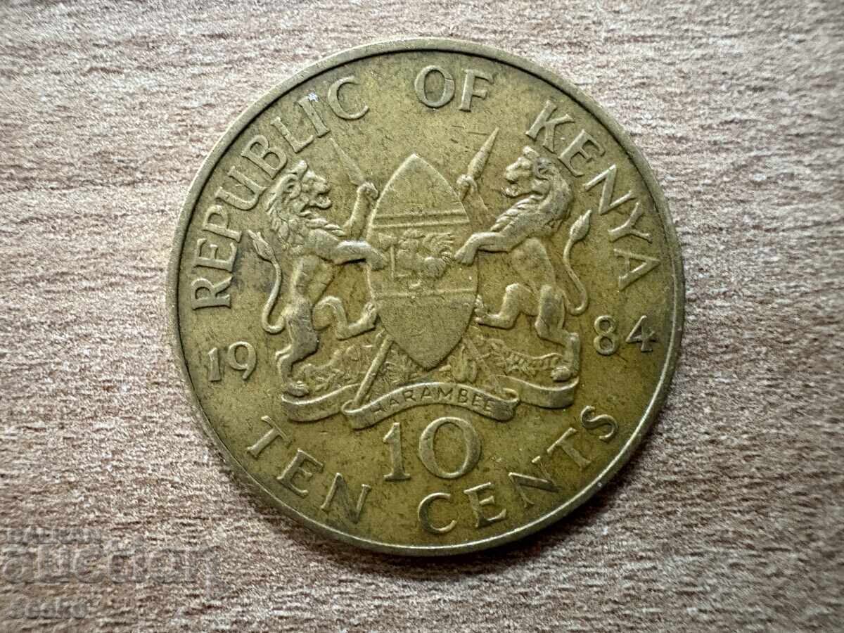 Кения - 10 цента (1984)