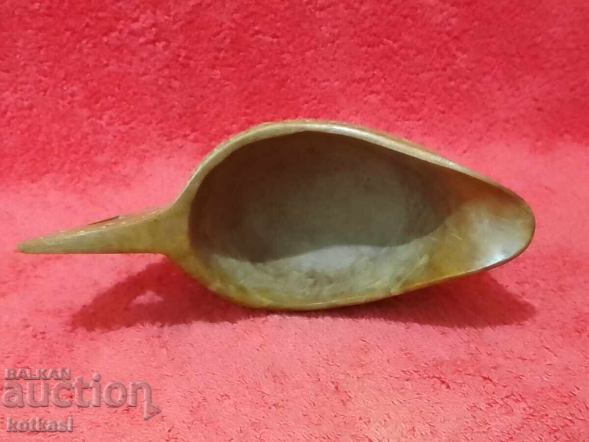 Wood carving Old cup from a single piece of wood - 7