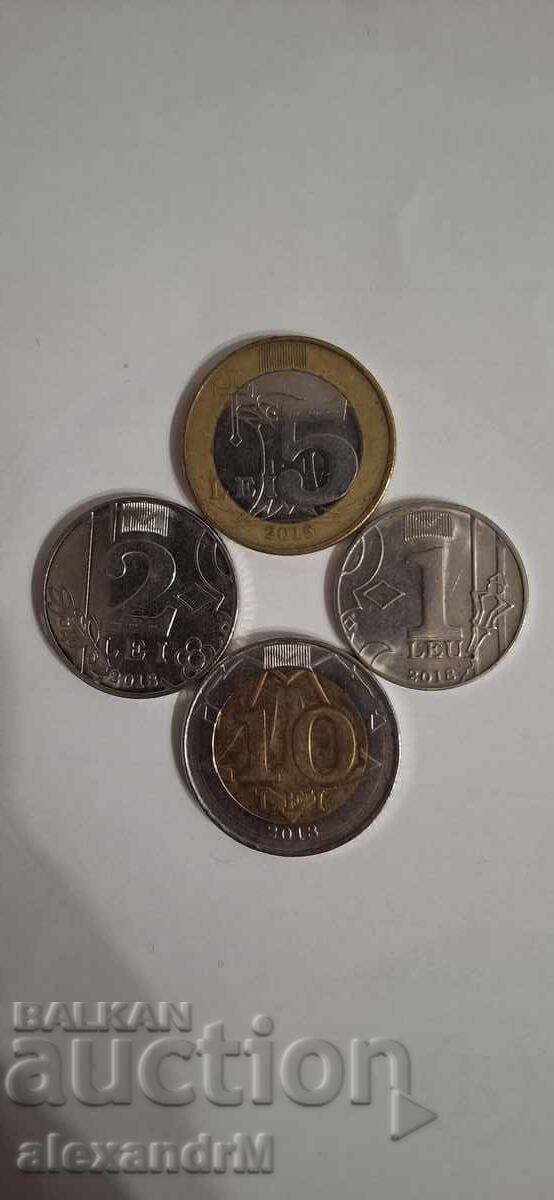 Παρτίδα νομισμάτων σε κυκλοφορία 2018 Δημοκρατία της Μολδαβίας με τιμή 10.00 BGN | € 5.11 Παρτίδα νομισμάτων σε κυκλοφορία 2018 Δημοκρατία της Μολδαβίας με τιμή 10.00 BGN | € 5.11