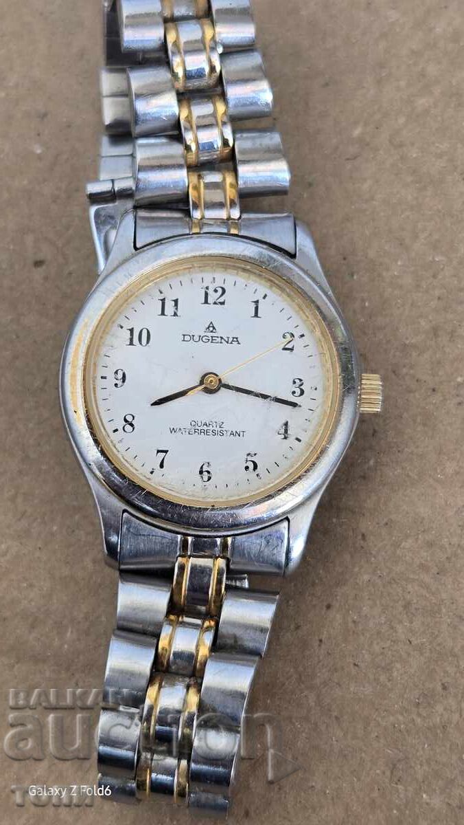 RARE DUGENA QUARTZ GERMANY MADE, I DON'T KNOW IF IT WORKS, BZTs!! with price 3.02 BGN | € 1.54
