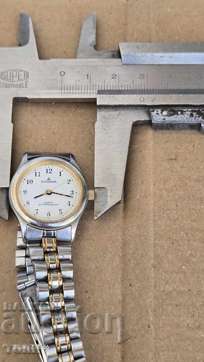 RARE DUGENA QUARTZ GERMANY MADE, I DON'T KNOW IF IT WORKS, BZTs!! - 5