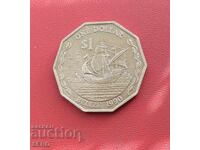 Belize 1 Dollar 1990