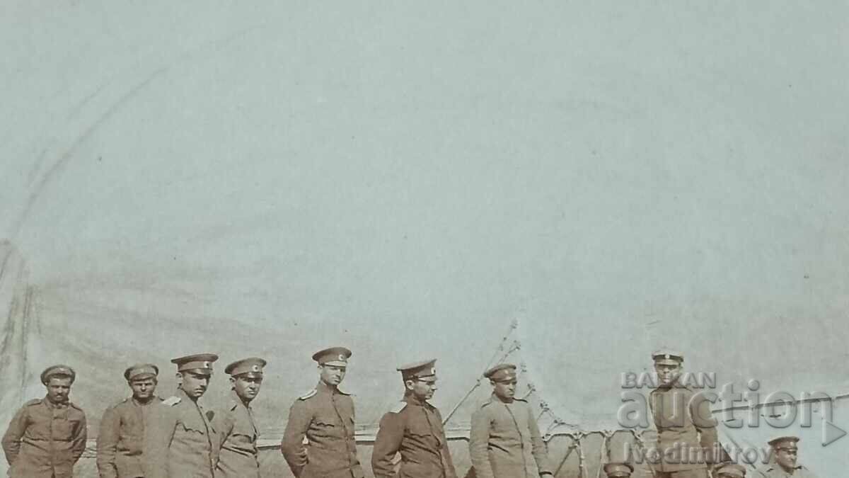 Παράδοση Φωτογραφία Αξιωματικών και στρατιωτών του 1ου τμήματος αερόστατων της 3ης στρατιάς