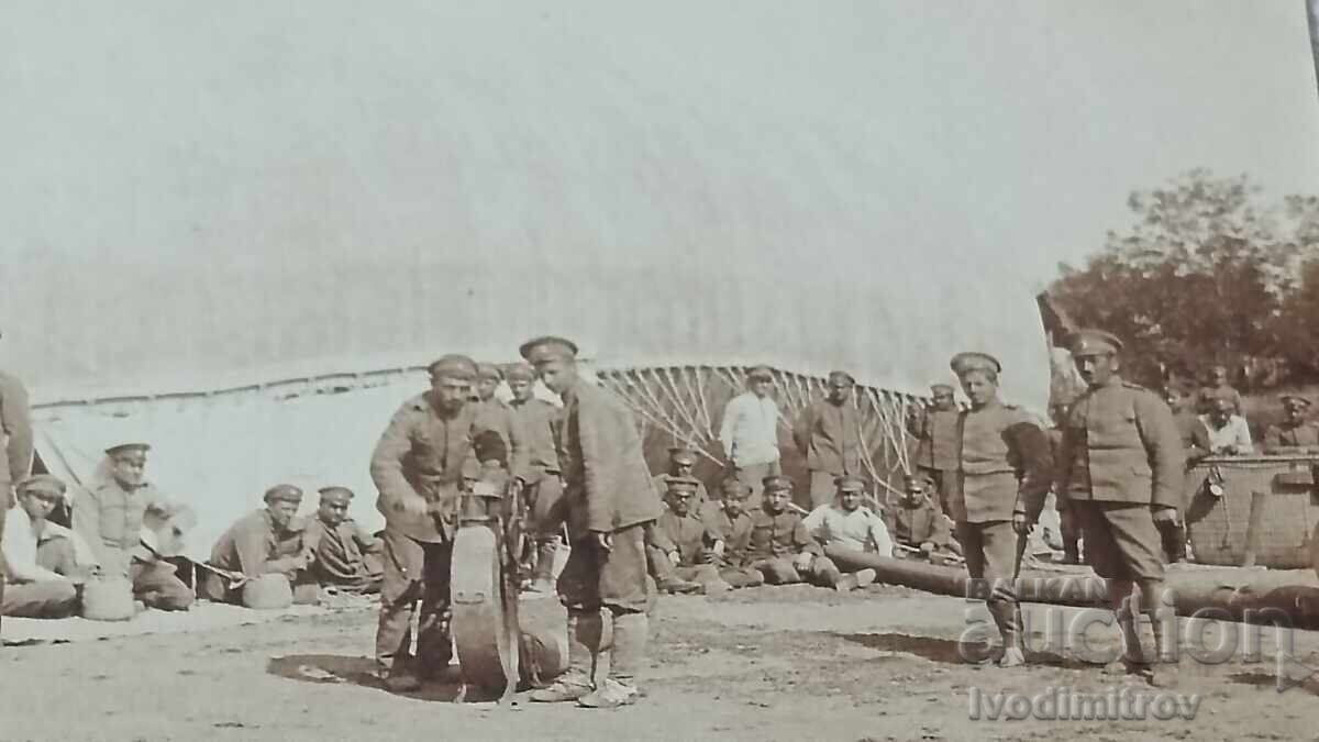 Φωτογραφία Αξιωματικών και στρατιωτών του 1ου τμήματος αερόστατων της 3ης στρατιάς - 5