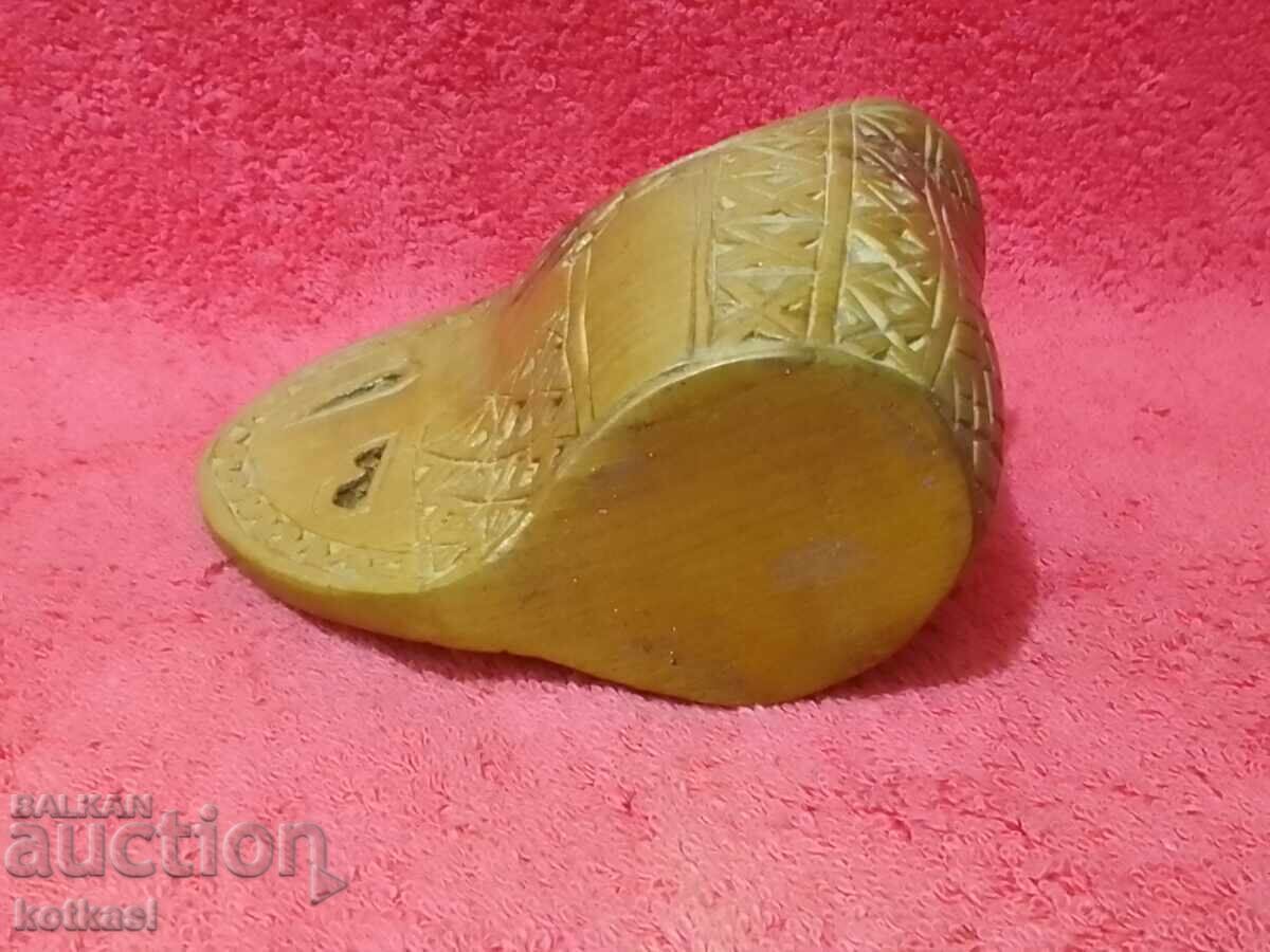 Wood carving Old cup from a single piece of wood - 7