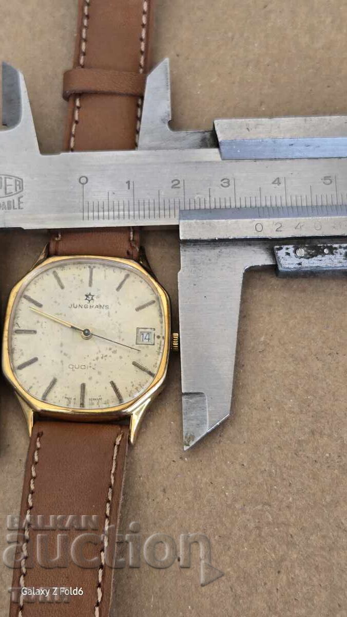 JUNGHANS QUARTZ GERMANIA FAT RAR NU STIU DACA FUNCTIONEAZA - 6 JUNGHANS QUARTZ GERMANIA FAT RAR NU STIU DACA FUNCTIONEAZA - 6