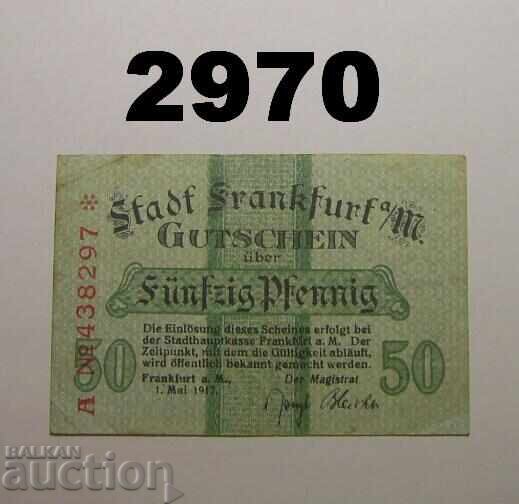 Frankfurt am Main 50 pfennig 1917 Germany