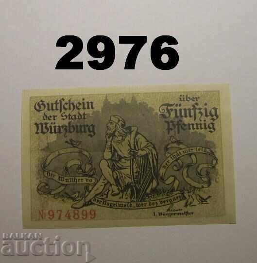 Würzburg 50 pfennig Notgeld Германия с цена 2.00 лв. | € 1.02 Würzburg 50 pfennig Notgeld Германия с цена 2.00 лв. | € 1.02