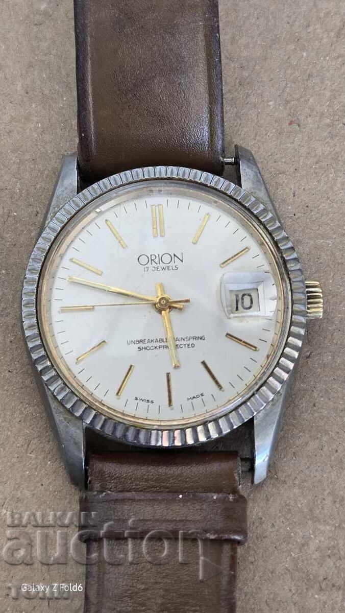 ORION SWISS MADE RAR NU FUNCȚIONEAZĂ BZC !!!! cu preț 16.00 BGN | € 8.18