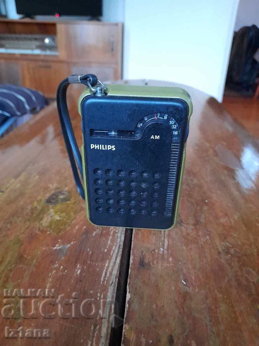 Παλιό ραδιόφωνο, ραδιοφωνικός δέκτης Philips, Philips