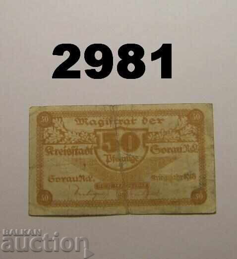 Sorau N. L. 50 pfennig 1918 Germany with price 1.50 BGN | € 0.77 Sorau N. L. 50 pfennig 1918 Germany with price 1.50 BGN | € 0.77