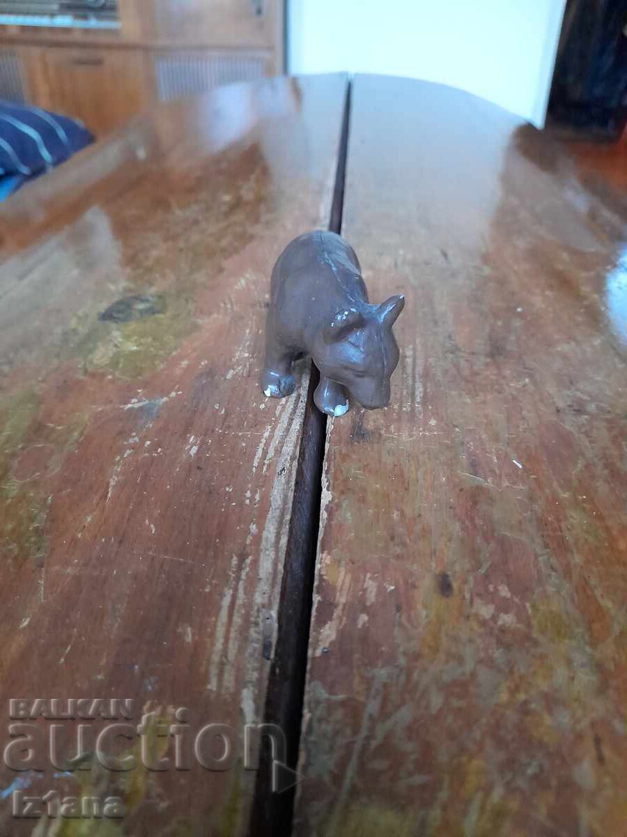 Old ceramic bear with price 11.00 BGN | € 5.62