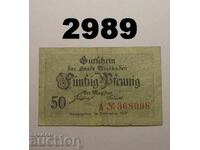 Wiesbaden 50 pfennig 1919 Germany
