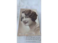 Carte poștală Fată tânără 1934