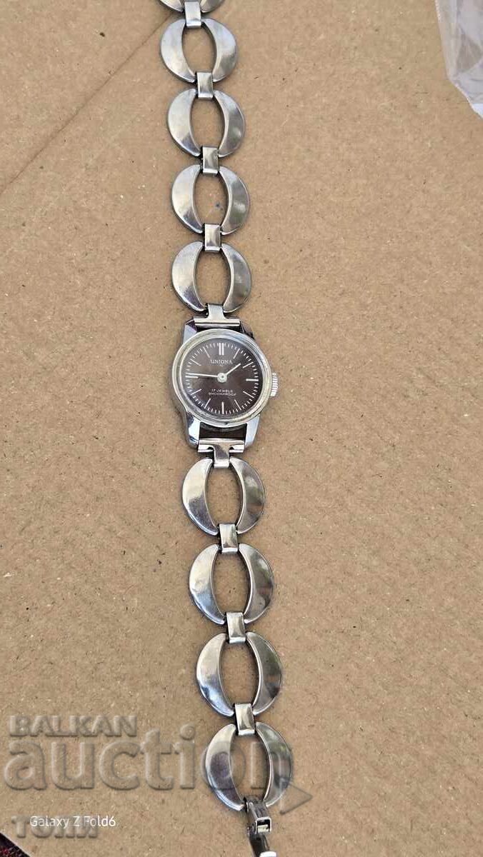 UNIONA SWISS MADE RARĂ FUNCȚIONEAZĂ FĂRĂ GARANȚIE BZC !!!! cu preț 13.34 BGN | € 6.82 UNIONA SWISS MADE RARĂ FUNCȚIONEAZĂ FĂRĂ GARANȚIE BZC !!!! cu preț 13.34 BGN | € 6.82