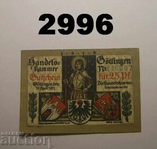 Γκέτινγκεν 25 πφένιγκ 1917 Γερμανία με τιμή 1.00 BGN | € 0.51 Γκέτινγκεν 25 πφένιγκ 1917 Γερμανία με τιμή 1.00 BGN | € 0.51