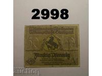 Stuttgart 50 pfennig 1921 Germany