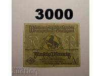 Stuttgart 50 pfennig 1921 Germany