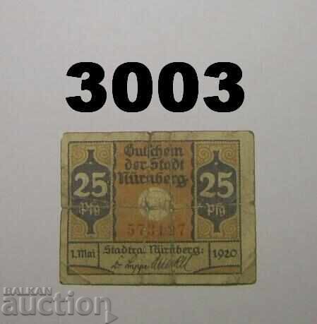 Nuremberg 25 Pfennig 1920 Germany with price 1.00 BGN | € 0.51 Nuremberg 25 Pfennig 1920 Germany with price 1.00 BGN | € 0.51