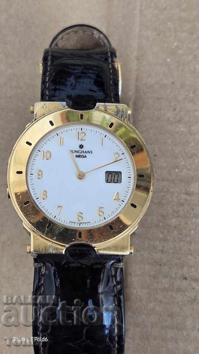 JUNGHANS MEGA QUARTZ GERMANIA FAT RAR NU STIU DACA FUNCTIONEAZA